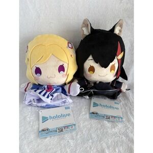 Hololive Aki & Ookami VTuber Hand Puppet Plush Doll Toy 10" Set of 2 FURYU J-Pop